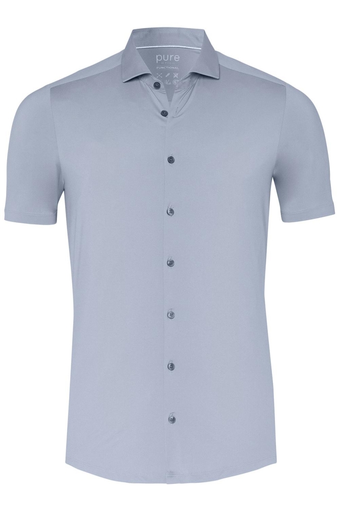 FUNCTIONAL SHIRT SHORTSLEEVE 11301 22750 104 PLAIN LIGHT BLUE
